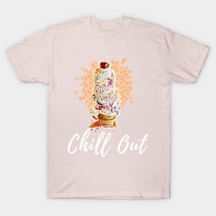 Cherry Ice Cream - Chill Out T-Shirt